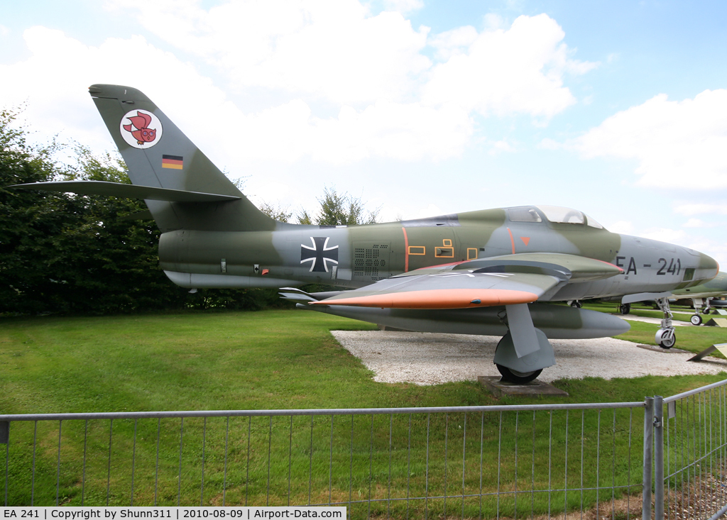 EA 241, 1952 Republic RF-84F Thunderflash C/N Not found 52-7377, Preserved @ Hermeskeil Museum