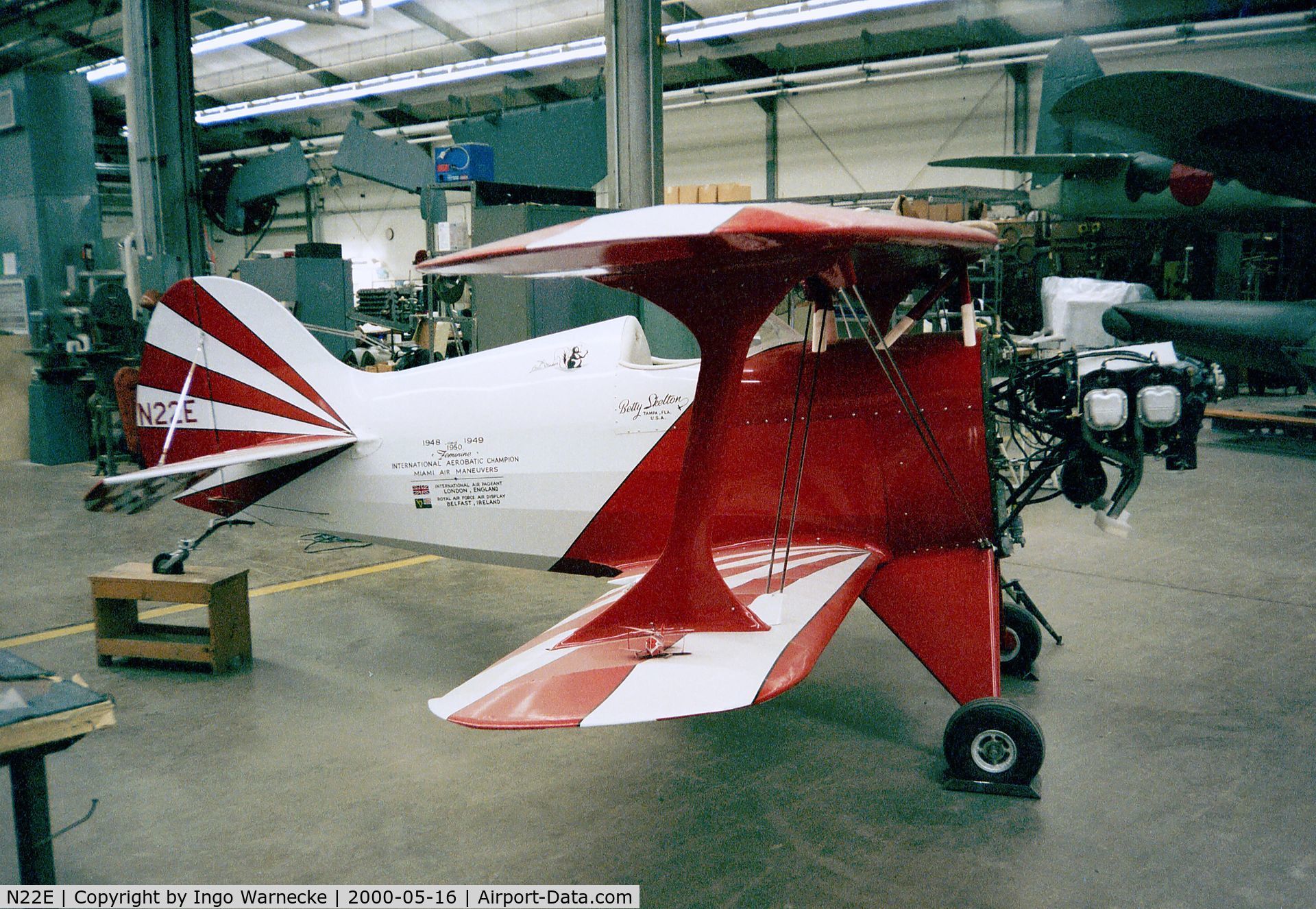 N22E, 1946 Pitts S-1C Special C/N 2 (N22E), Pitts Special at the NASMs Paul Garber Facitility, Suitland MD