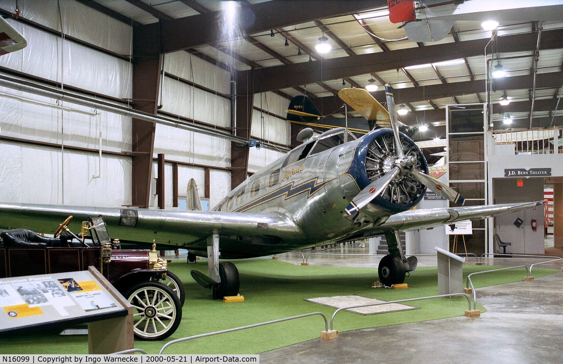 N16099, 1936 Vultee V-1AD Special C/N 25, Vultee V-1A Special at the Virginia Aviation Museum, Sandston VA