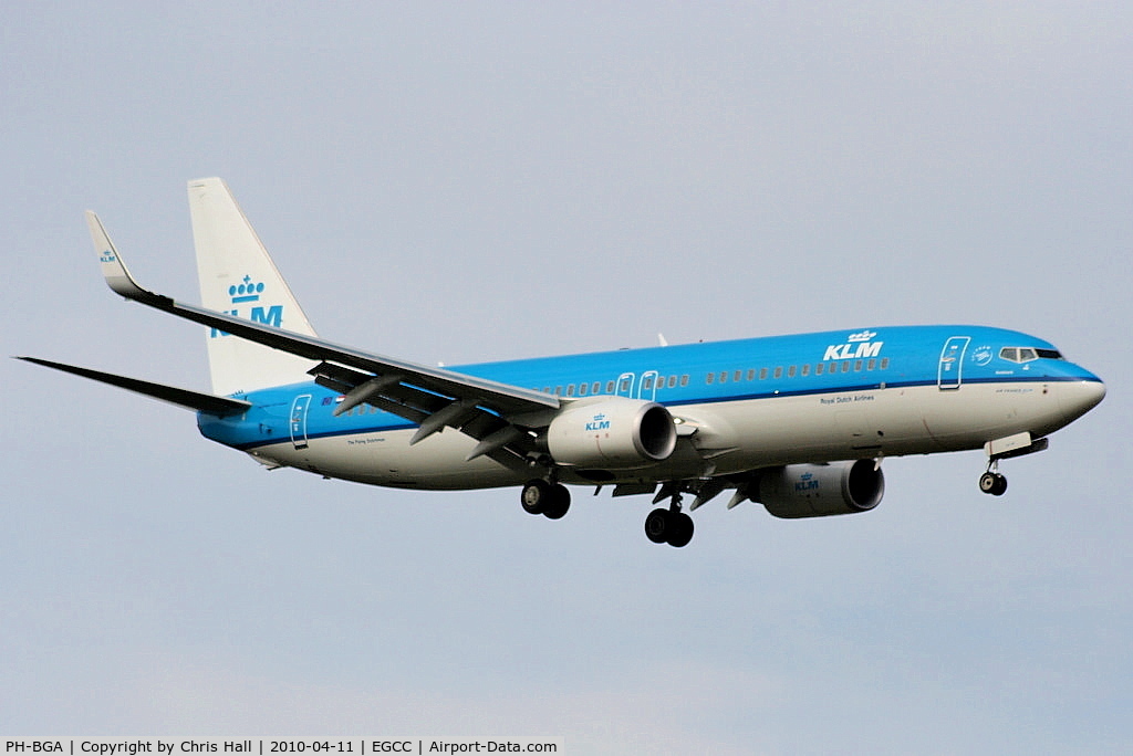 PH-BGA, 2008 Boeing 737-8K2 C/N 37593, KLM Royal Dutch Airlines