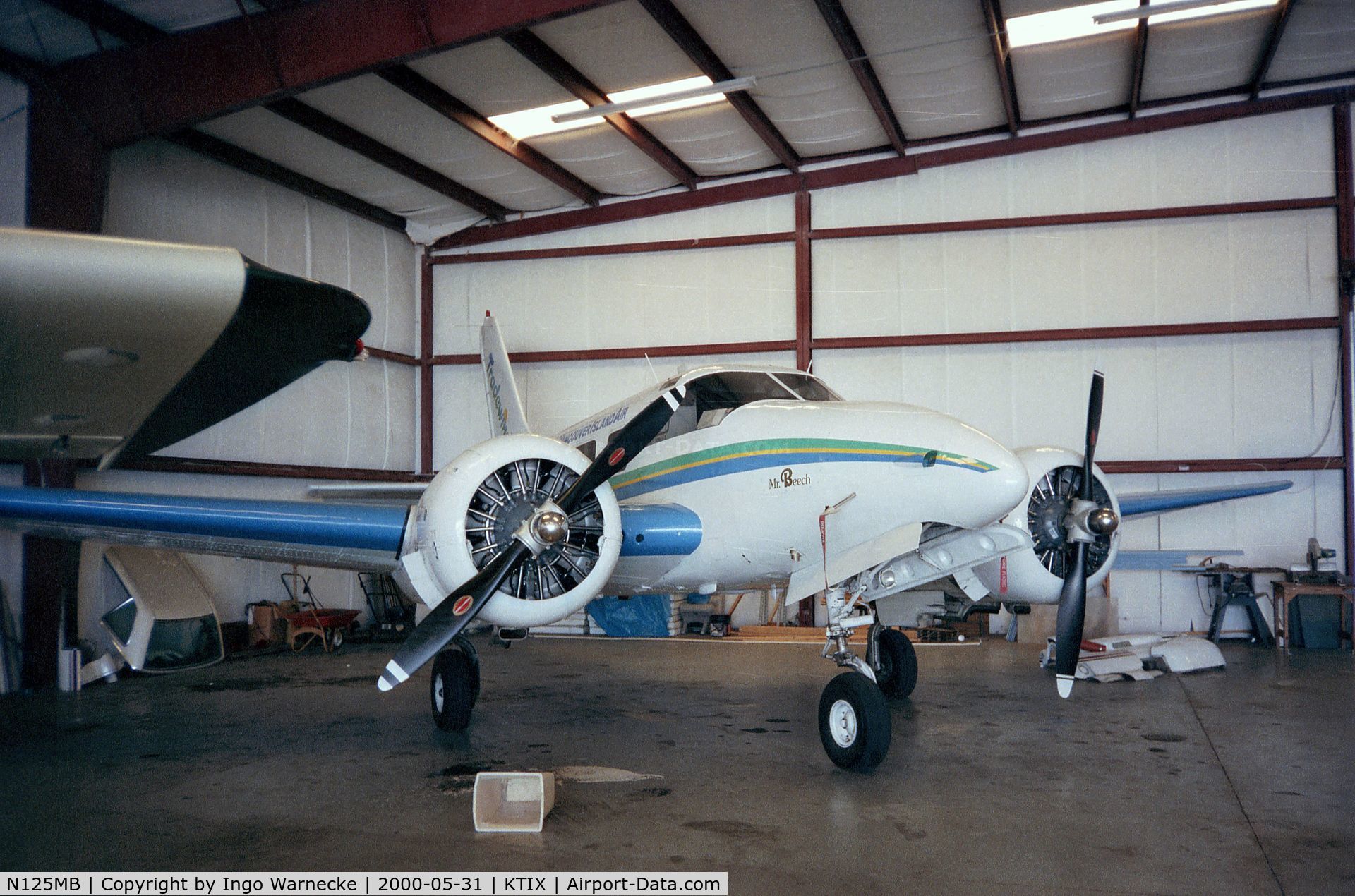 N125MB, 1952 Beech C-45H Expeditor C/N AF-286, Beechcraft C-45H Tradewind Conversion at Titusville airfield