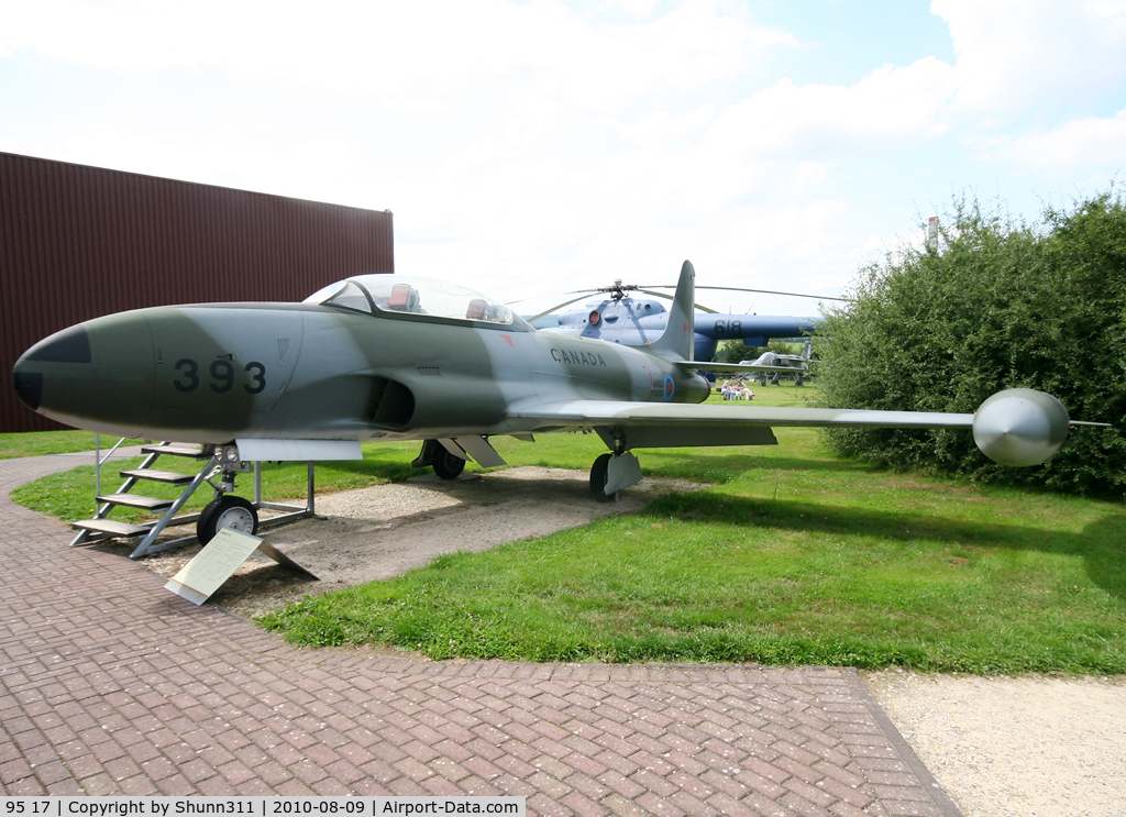 95 17, 1958 Lockheed T-33A Shooting Star C/N 580-1650, S/n 1650 - Preserved @ Hermeskeil Museum... Ex German Air Force as 95+17... Painted in ROyal Canadian Air Force c/s...