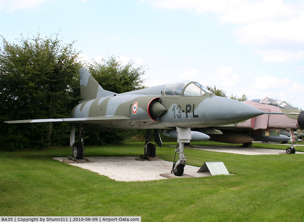BA35, SABCA Mirage 5BA C/N 35, Ex. Belgium Air Force preserved @ Hermeskeil Museum...