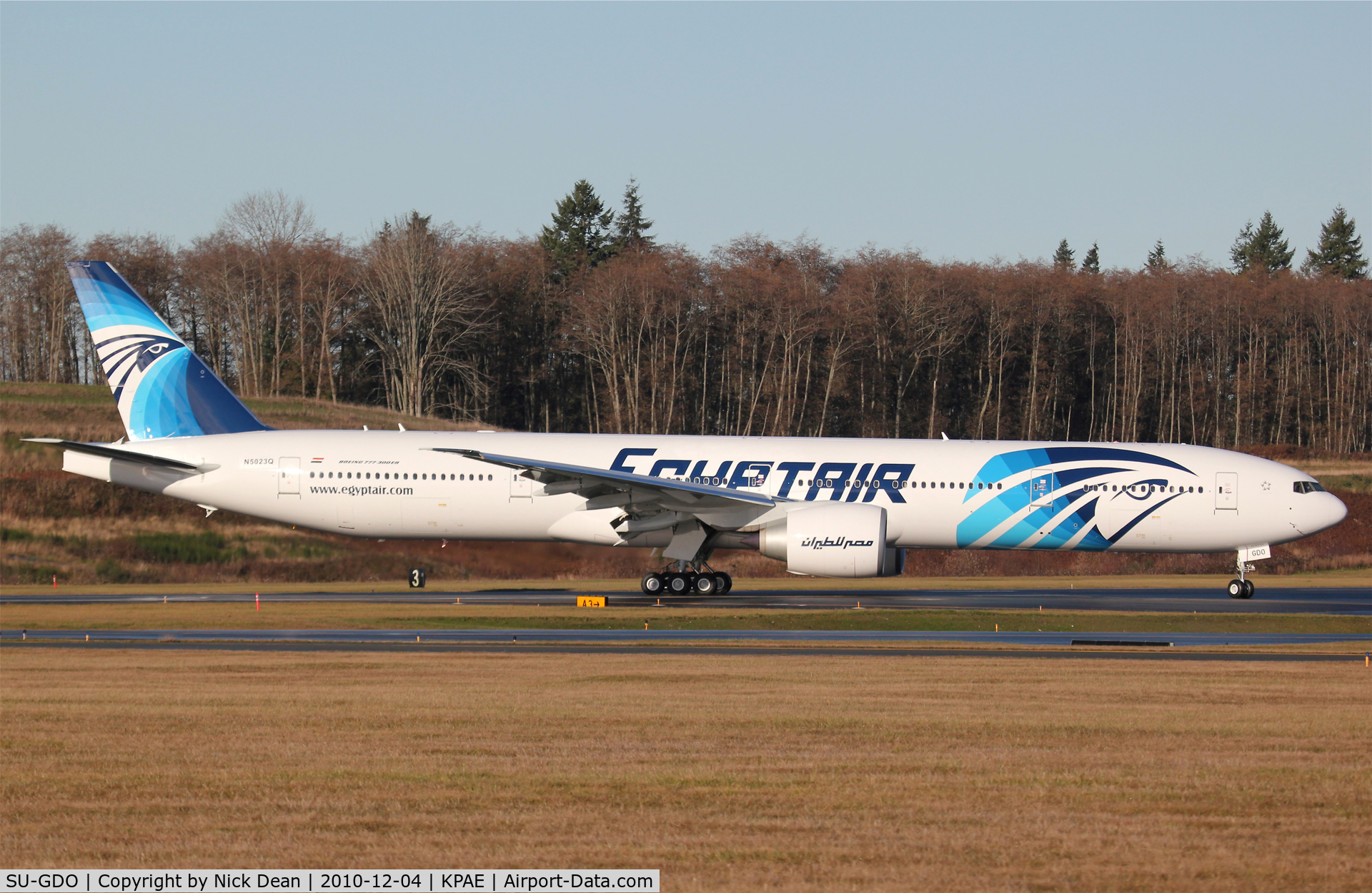 SU-GDO, 2010 Boeing 777-36N/ER C/N 38289, KPAE Boeing 024 from the KPDX paint shop