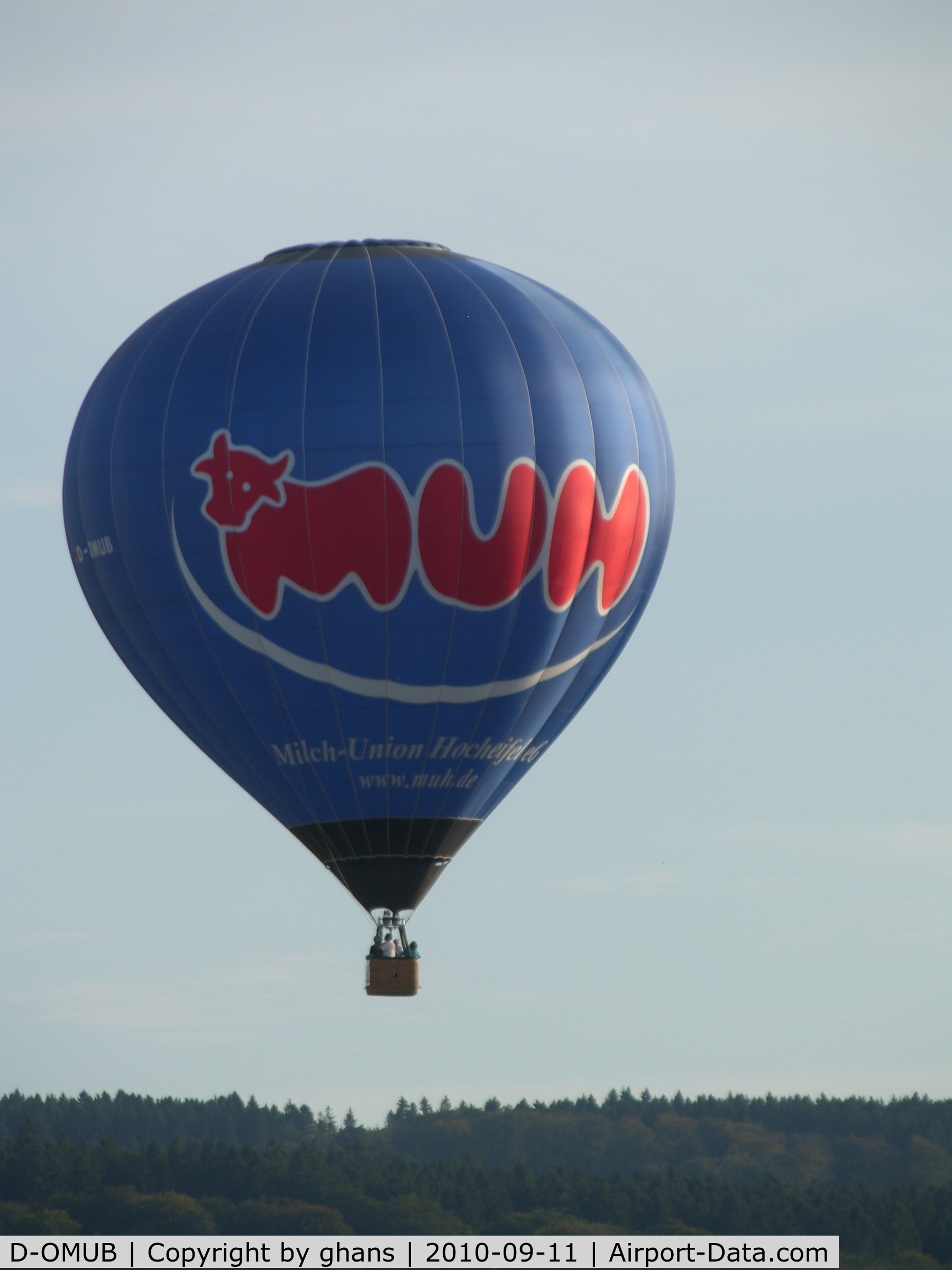 D-OMUB, 2003 Schroeder Fire Balloons G C/N 1029, WIM 2010