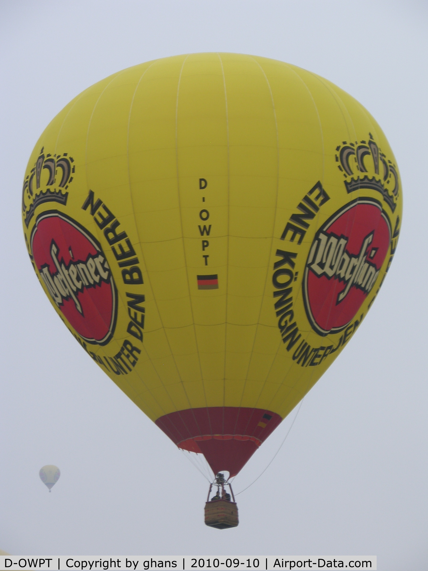 D-OWPT, 1998 Schroeder Fire Balloons G33/24 C/N 714, WIM 2010