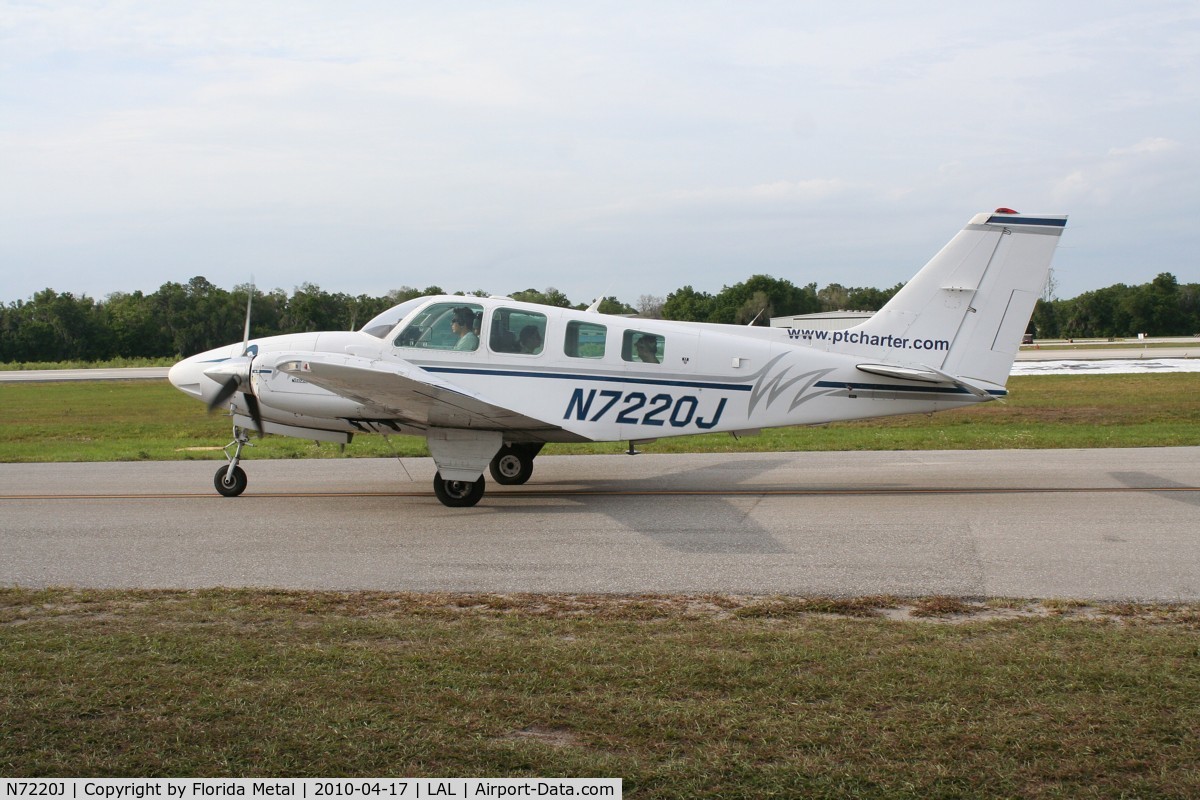 N7220J, 1984 Beech 58 Baron C/N TH-1449, Beech 58