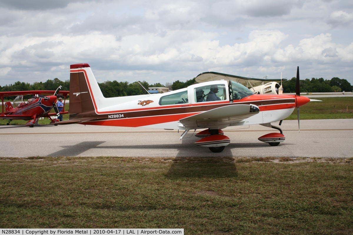 N28834, 1978 Grumman American AA-5B Tiger C/N AA5B0844, AA-5B