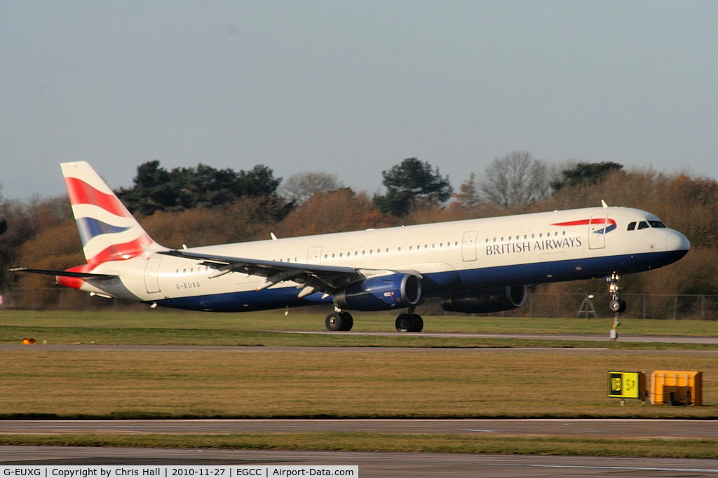 G-EUXG, 2004 Airbus A321-231 C/N 2351, British Airways A321 departing from RW05L