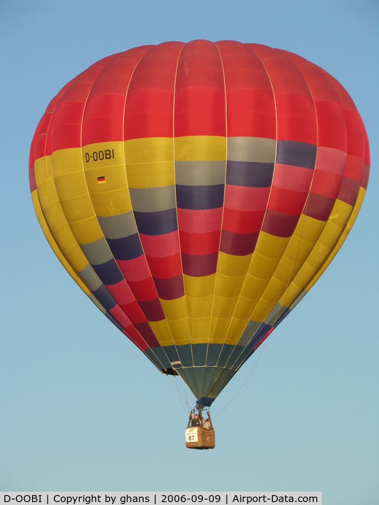 D-OOBI, 1992 Cameron Balloons A-105 C/N 2893, WIM 2006