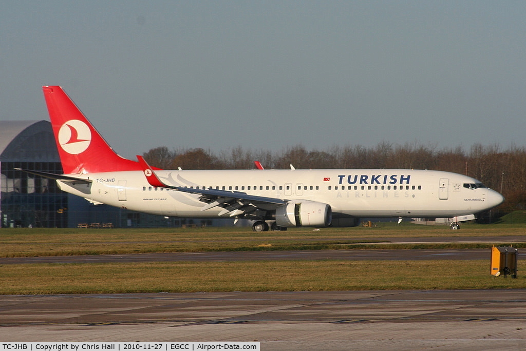 TC-JHB, 2008 Boeing 737-8F2 C/N 35741, Turkish Airlines B737 landing on RW05L