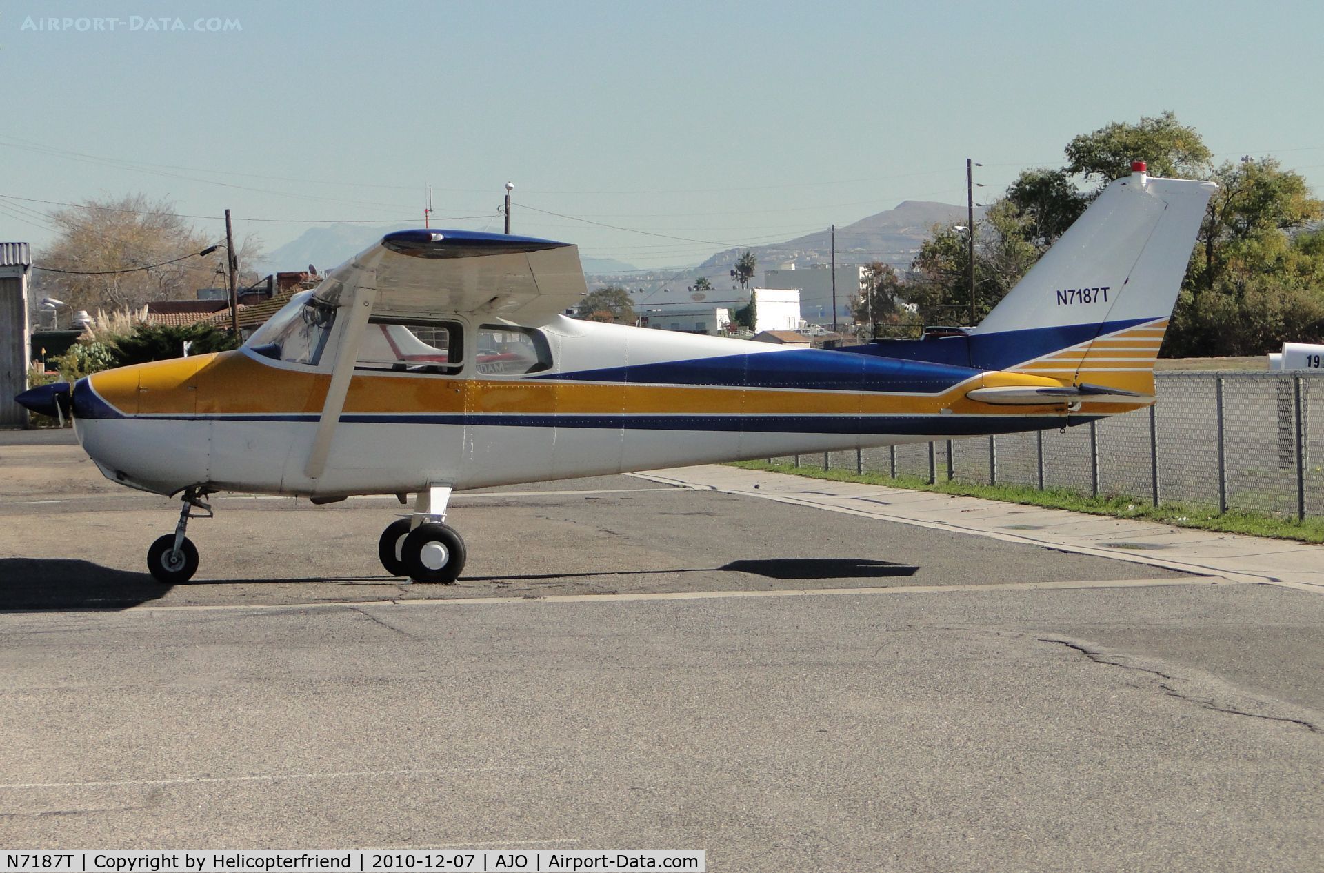 N7187T, 1959 Cessna 172A C/N 46787, Parked near the fence