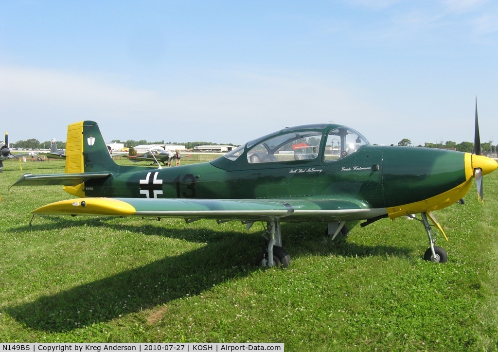 N149BS, 1957 Focke-Wulf FWP-149D C/N FW 262, EAA AirVenture 2010