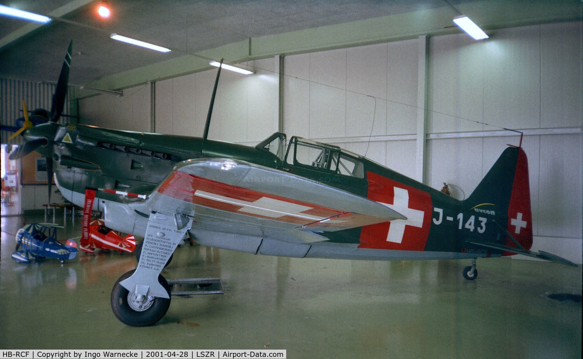 HB-RCF, 1942 Morane-Saulnier D-3801 (MS-412) C/N 194, Morane-Saulnier (EFW) D-3801 / MS.406 C-1 at the Fliegermuseum Altenrhein