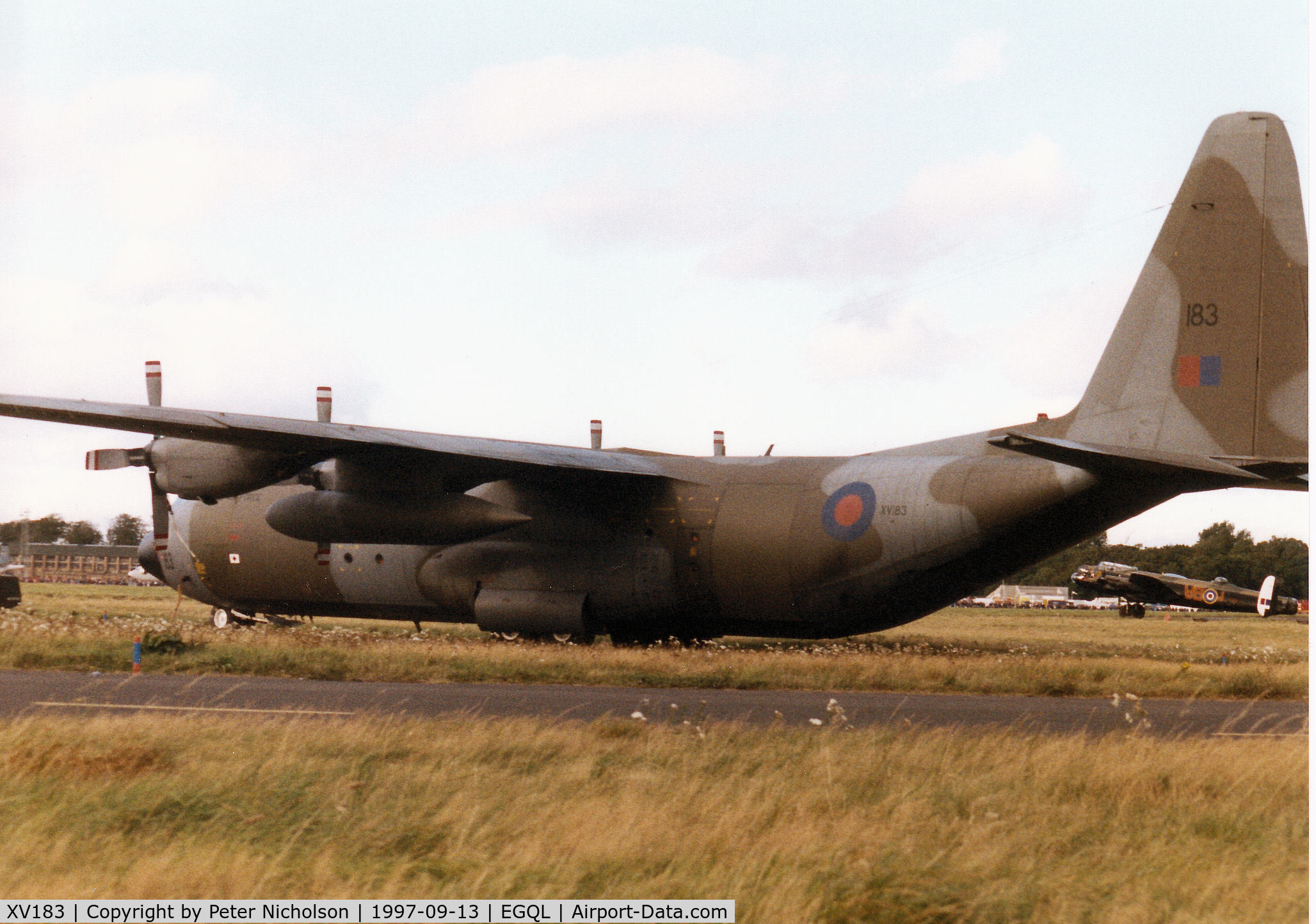 XV183, 1967 Lockheed C-130K Hercules C.3 C/N 382-4200, Hercules C.3, callsign Ascot 4568, of the Lyneham Transport Wing at the 197 RAF Leuchars Airshow.