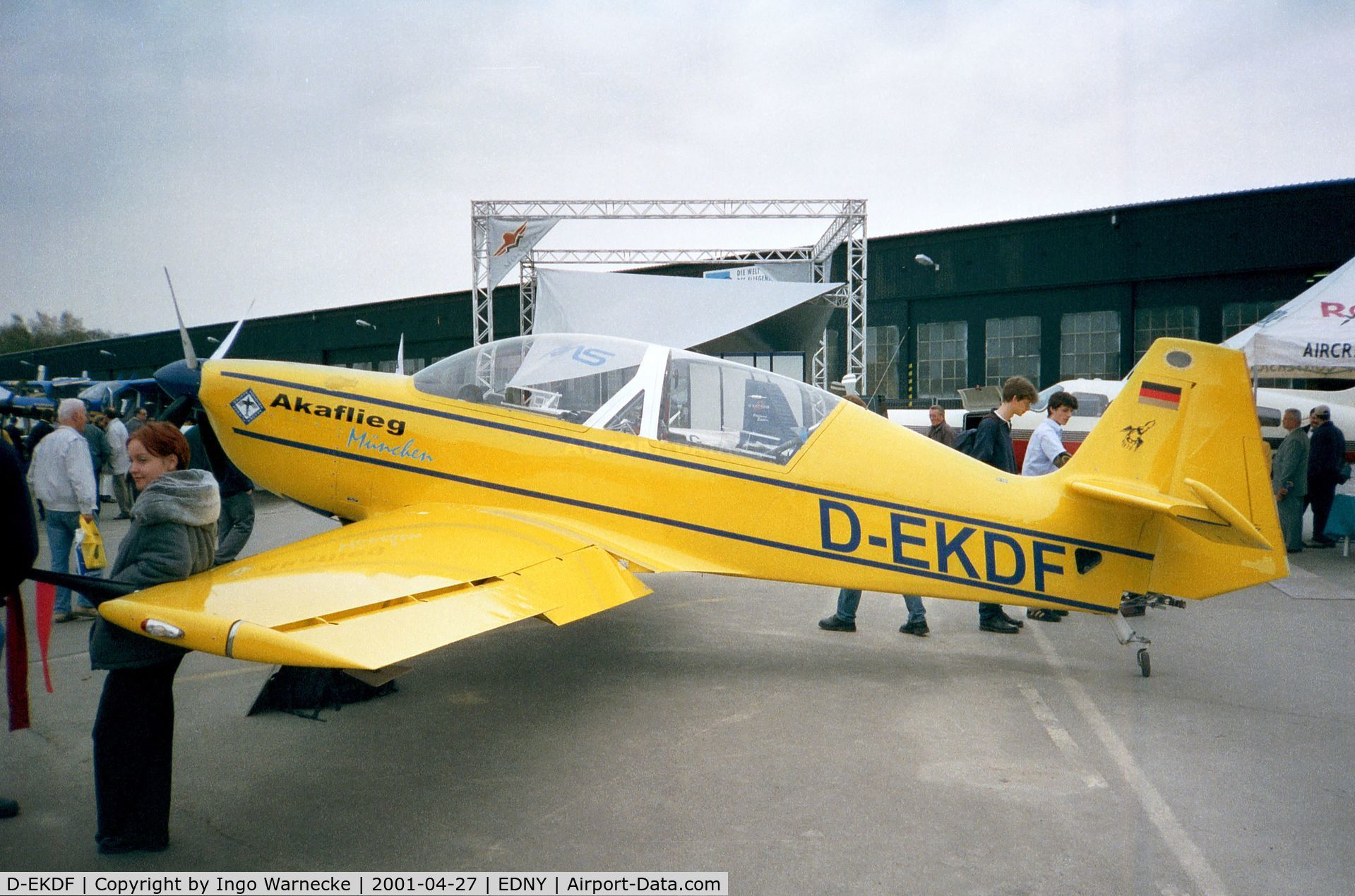 D-EKDF, Akaflieg München Mü-30 Schlacro C/N V-1, Akaflieg München Mü-30 Schlacro at the AERO 2001, Friedrichshafen