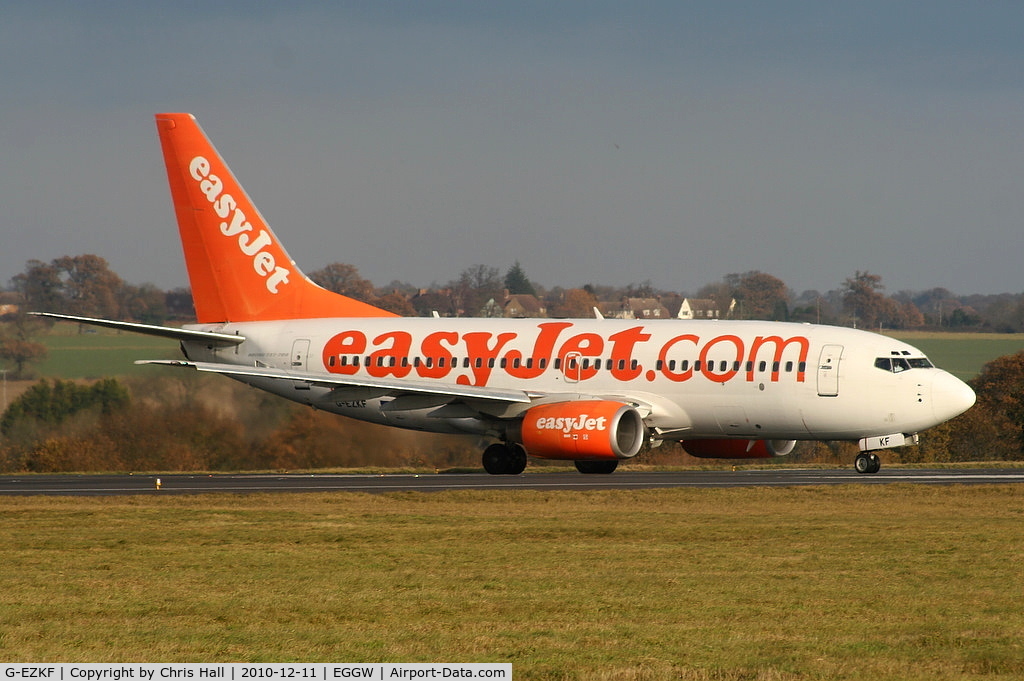 G-EZKF, 2004 Boeing 737-73V C/N 32427, easyJet B737 waiting for clearance to enter RW26 for departure