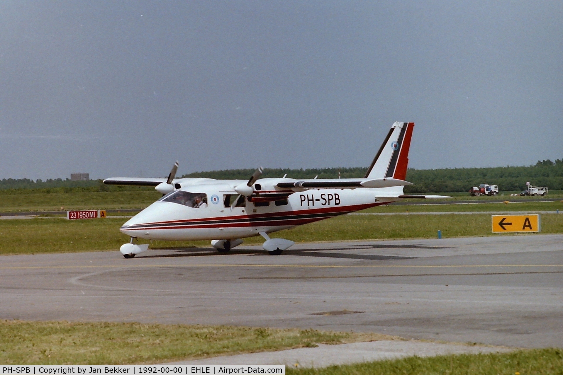 PH-SPB, 1979 Partenavia P-68B C/N 180, In June 1992 Lelystad Airport