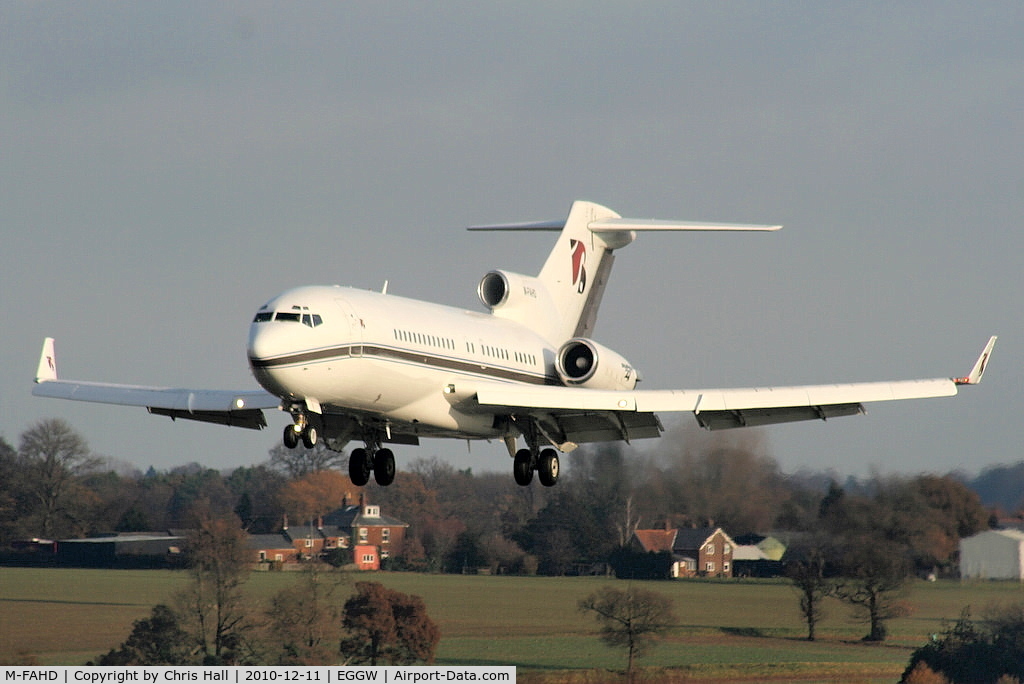 M-FAHD, 1966 Boeing 727-76 C/N 19254, Prime Air Corporation B727 on short finals for RW26