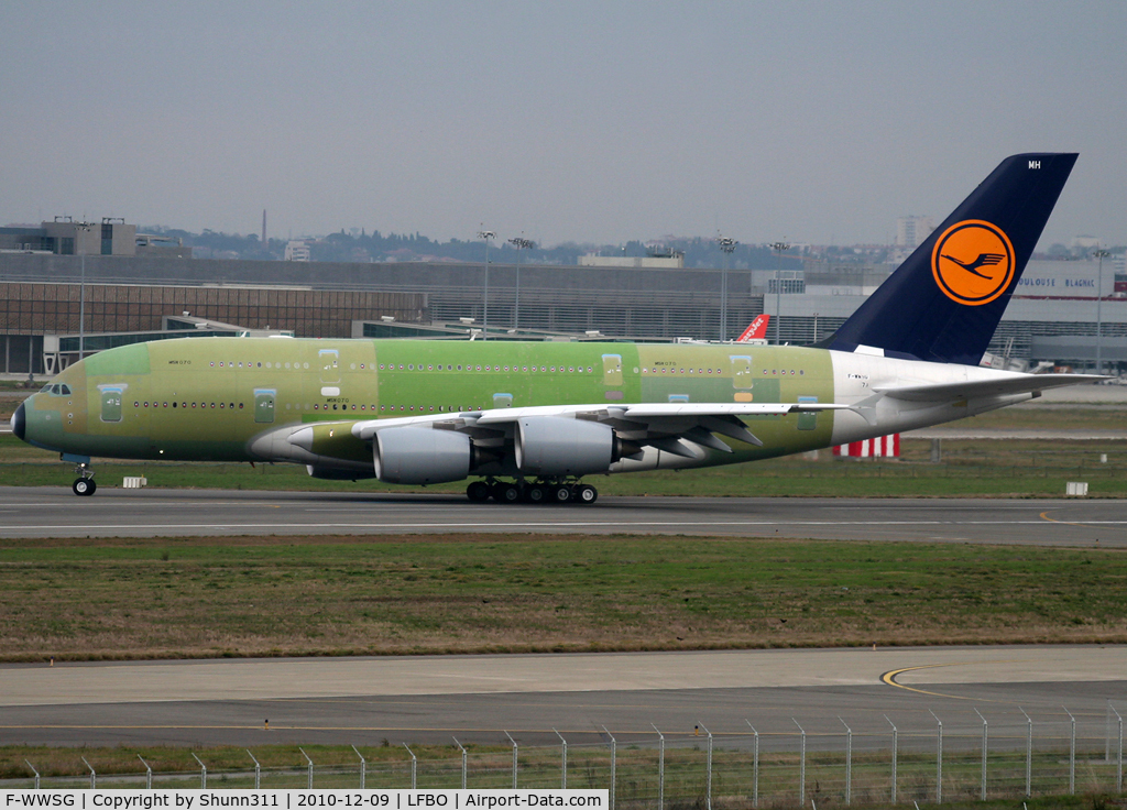 F-WWSG, 2010 Airbus A380-841 C/N 070, C/n 070 - For Lufthansa