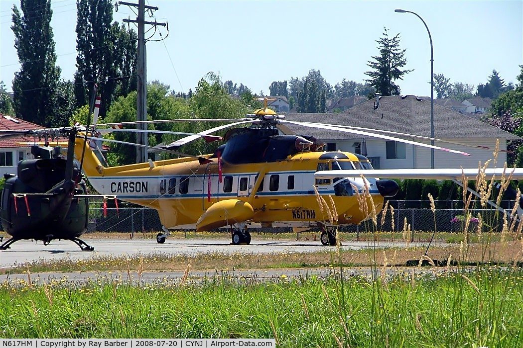 N617HM, 1976 Sikorsky S-61N C/N 61754, Sikorsky S-61N [61754] Langley~C 20/07/2008