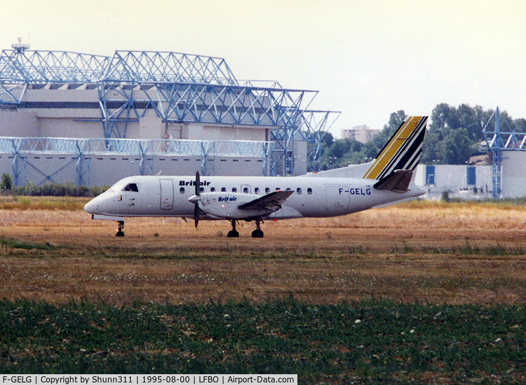 F-GELG, 1986 Saab 340A C/N 340A-081, Taxiing to the Terminal...