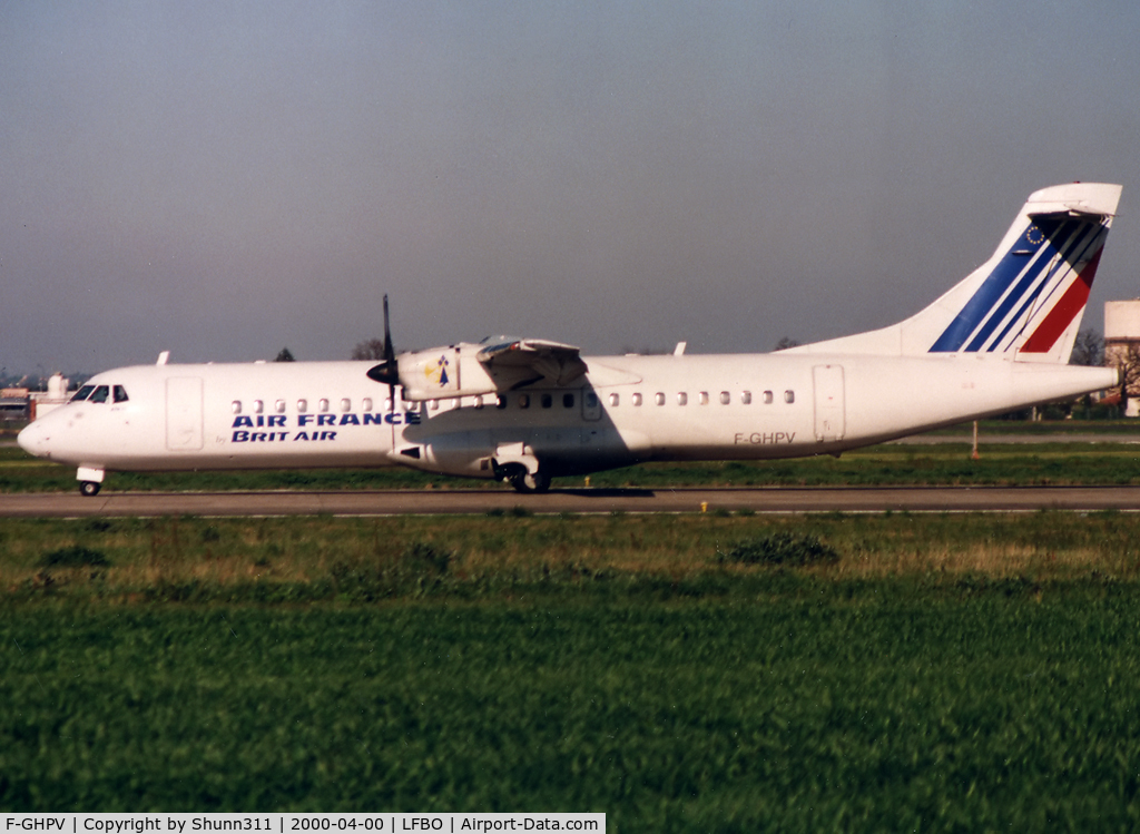 F-GHPV, 1991 ATR 72-201 C/N 234, Just landed rwy 31L