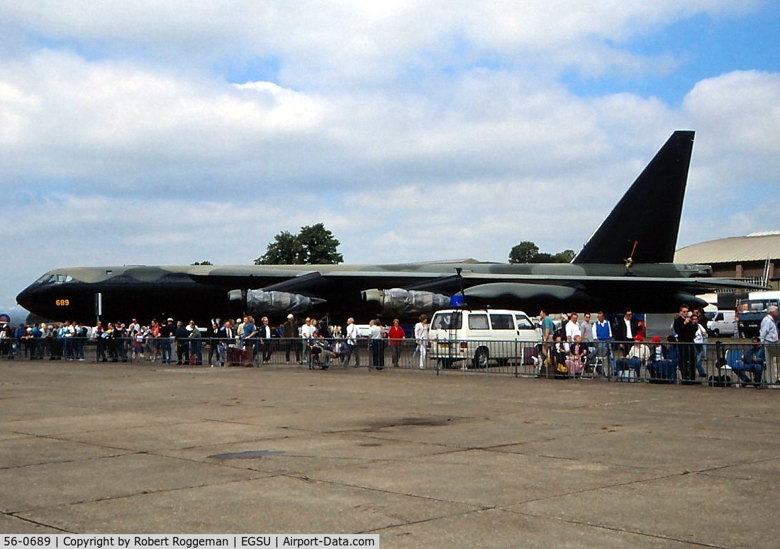 56-0689, 1956 Boeing B-52D Stratofortress C/N 464060, Preserved Duxford repainted for AAM.1996