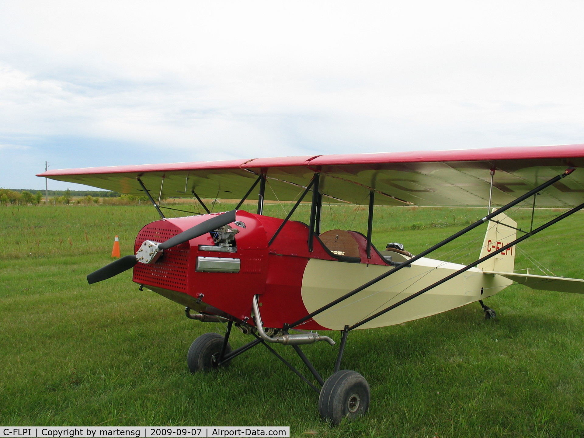 C-FLPI, , 1966 Corvair engine, 164 cubic inches, sitka spruce frame, polyfibre covering
