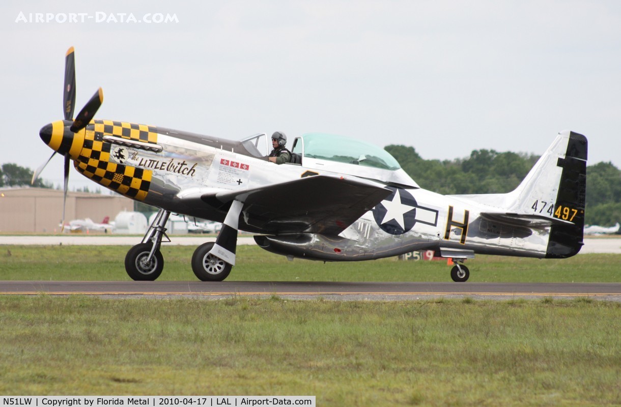N51LW, 1962 North American P-51D Mustang C/N 122-41037, Little Witch