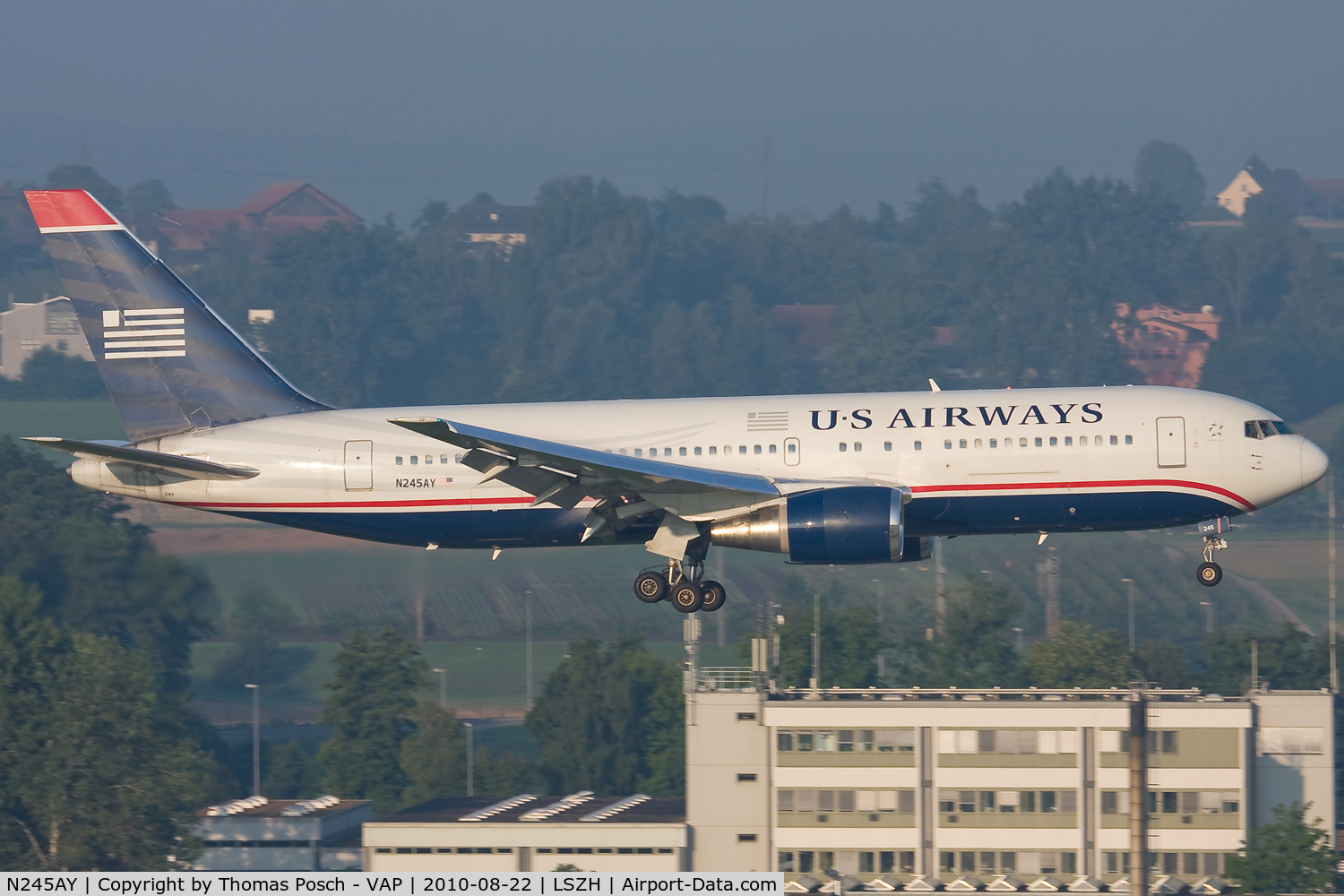 N245AY, 1987 Boeing 767-201 C/N 23897, US Airways