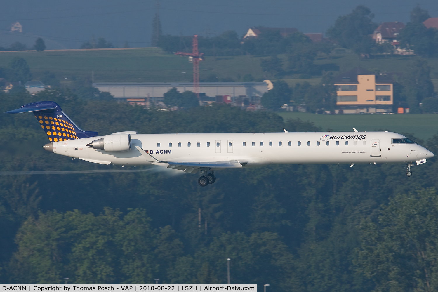 D-ACNM, 2010 Bombardier CRJ-900LR (CL-600-2D24) C/N 15253, Lufthansa