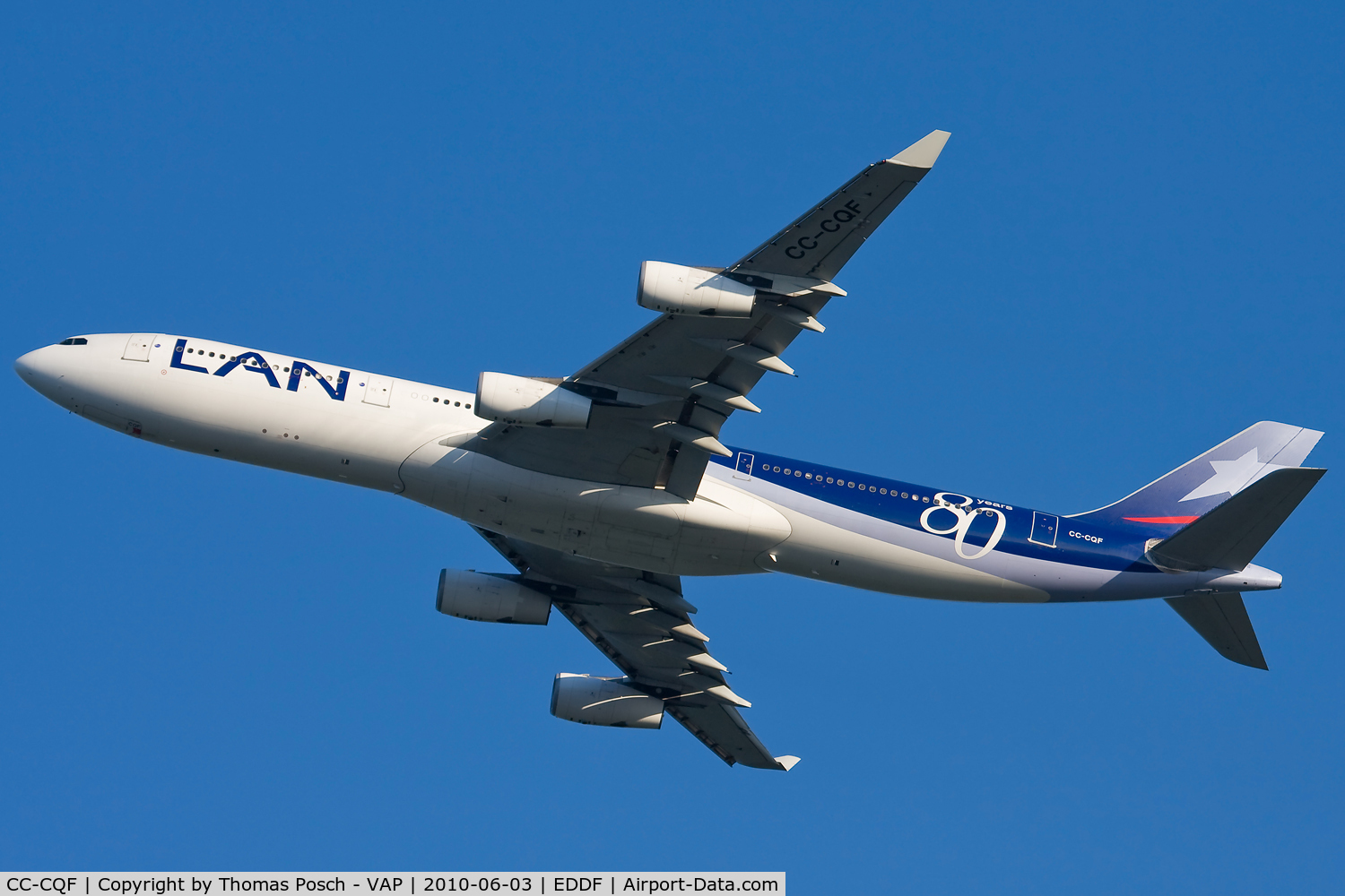 CC-CQF, 2001 Airbus A340-313X C/N 442, LAN Airlines