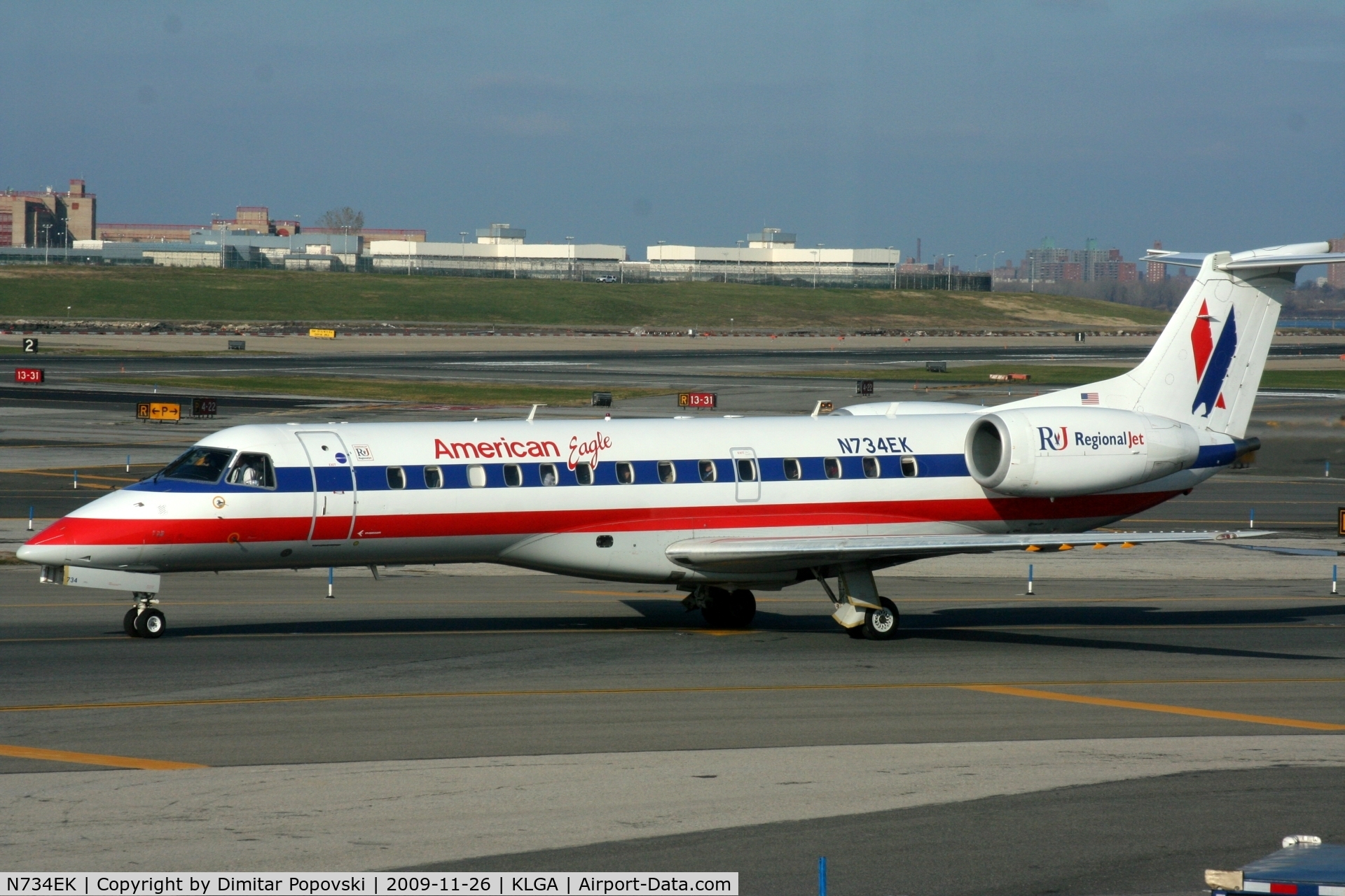 N734EK, 2001 Embraer ERJ-135LR (EMB-135LR) C/N 145371, ERJ135
