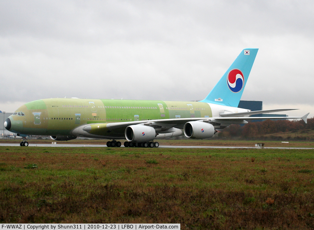 F-WWAZ, 2011 Airbus A380-861 C/N 039, C/n 0039 - For Korean Air as HL8226