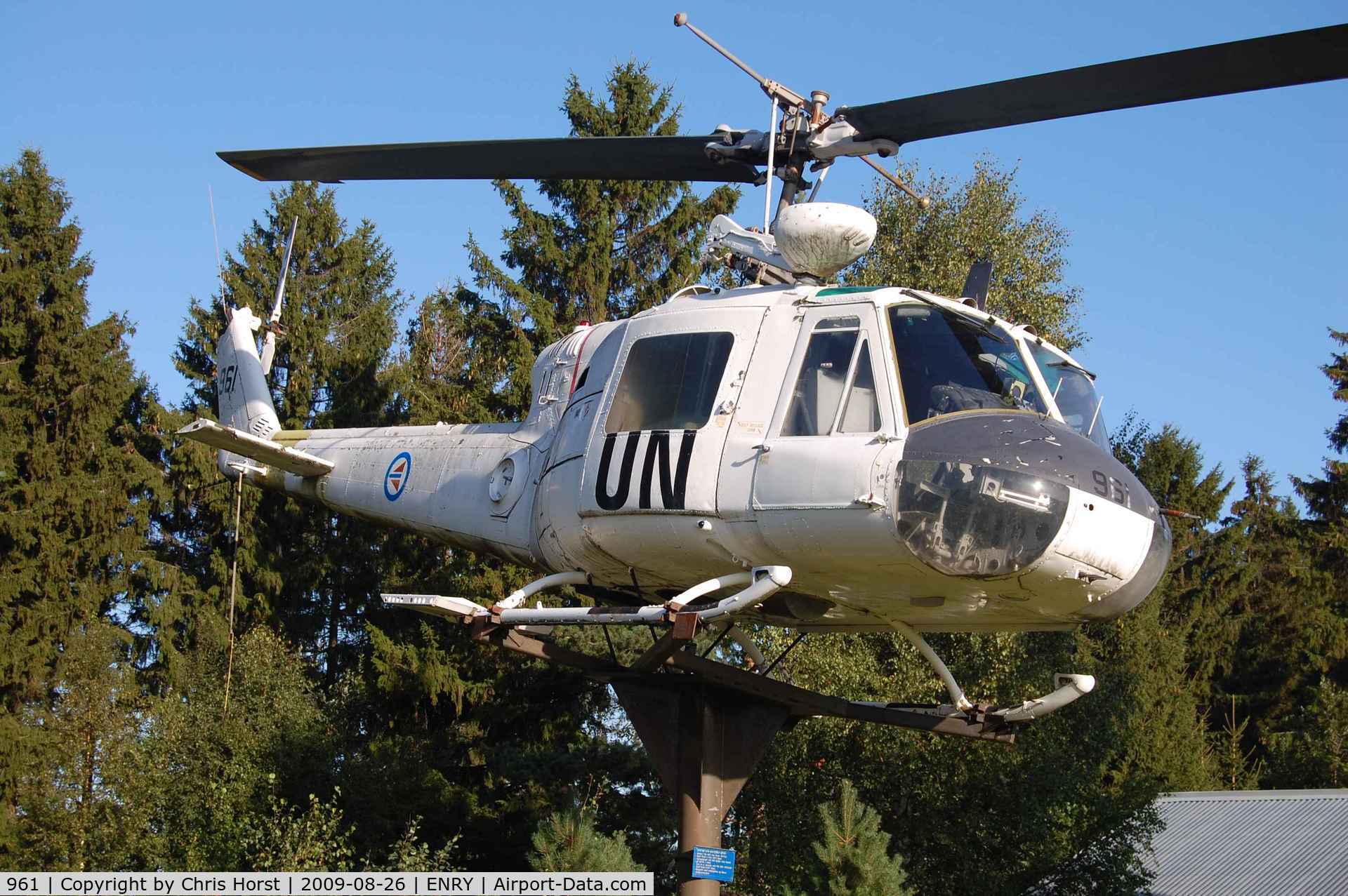 961, 1964 Bell UH-1B Iroquois C/N 1085, preserved