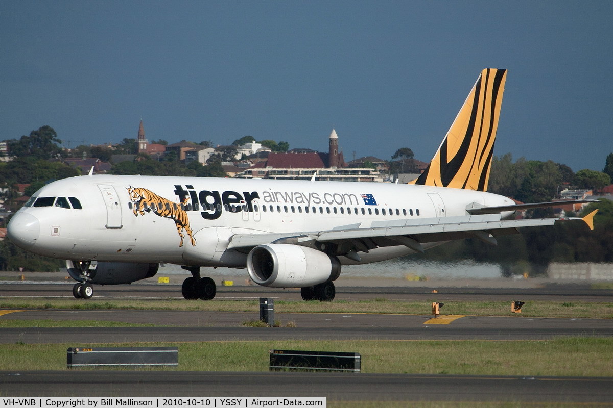VH-VNB, 2006 Airbus A320-232 C/N 2906, Catch this Tiger by the tail
