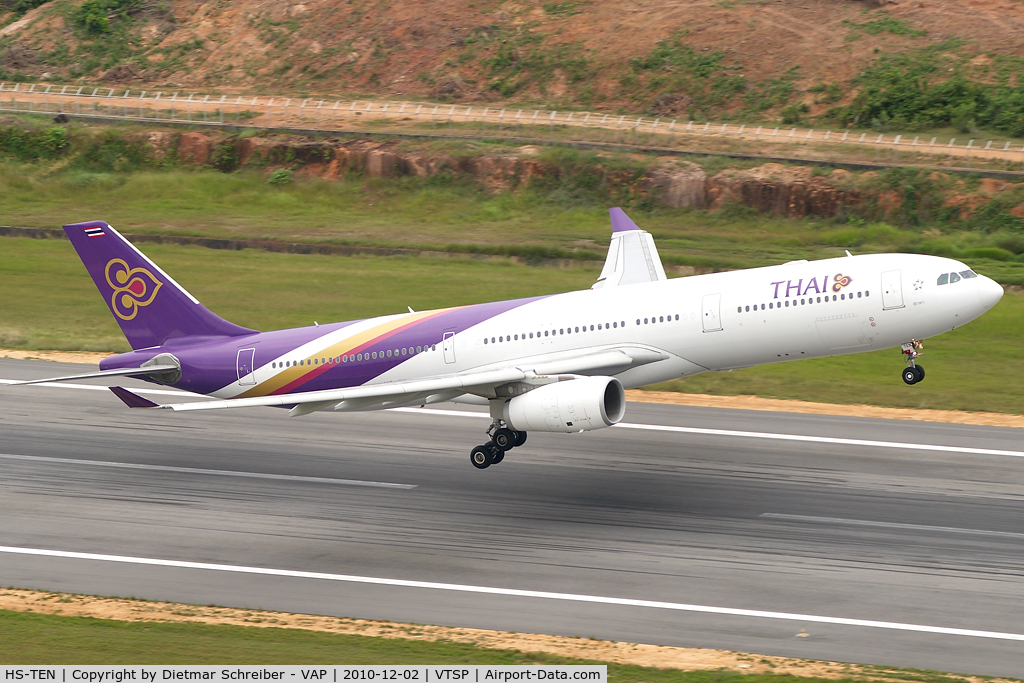 HS-TEN, 2009 Airbus A330-343X C/N 990, Thai Airbus 330-300