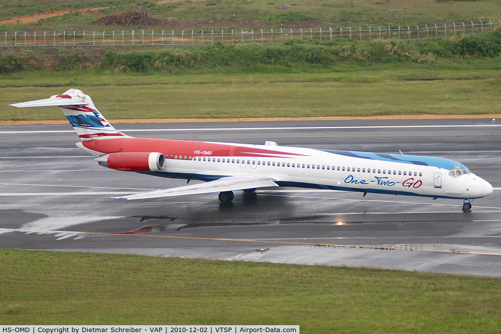 HS-OMD, 1986 McDonnell Douglas MD-82 (DC-9-82) C/N 49485, One Two Go MD80