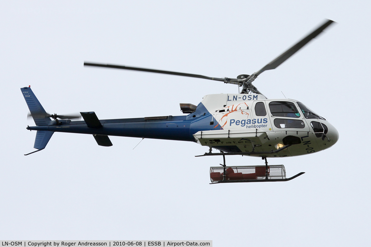 LN-OSM, Eurocopter AS-350B-3 Ecureuil Ecureuil C/N 4110, Pegasus Helicopter AS