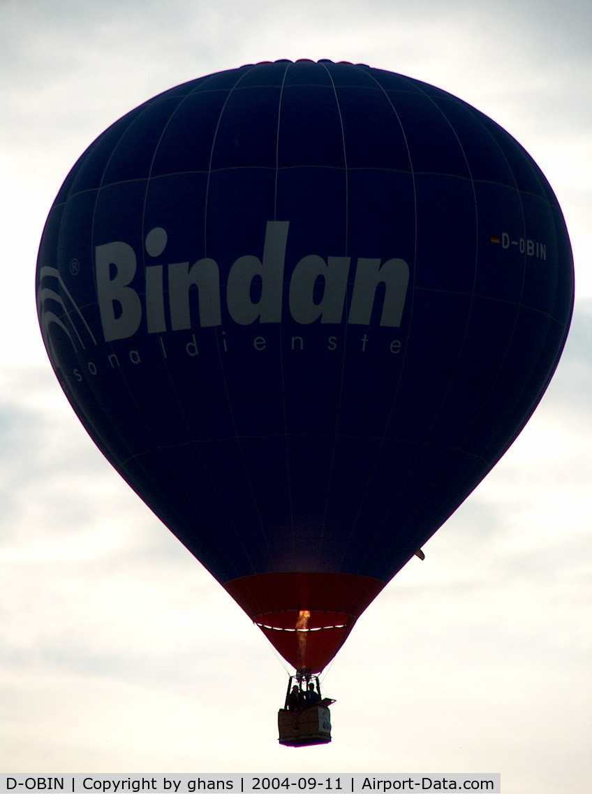 D-OBIN, 2000 Lindstrand Balloons Ltd LBL 105A C/N 667, WIM 2004