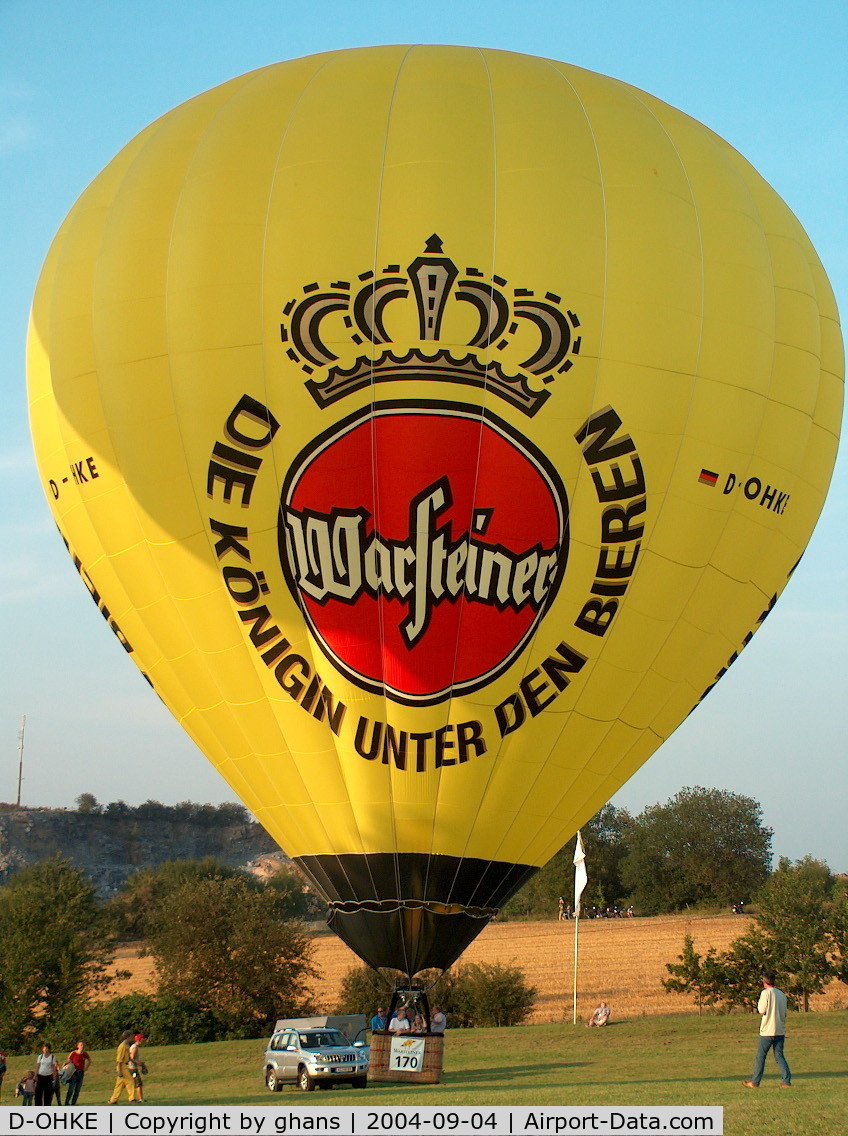 D-OHKE, 2001 Schroeder Fire Balloons G45/24 C/N 949, WIM 2004
