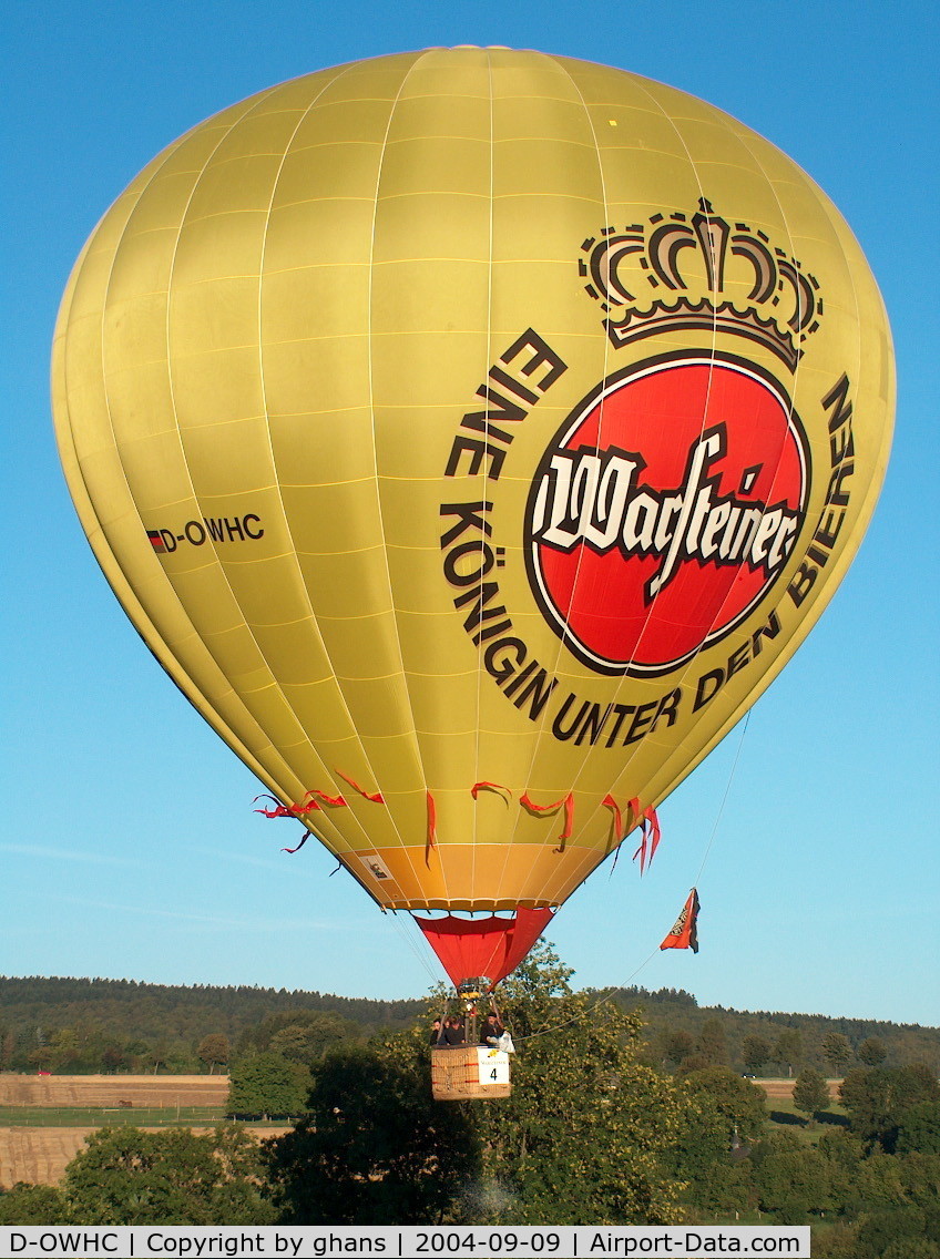 D-OWHC, 1995 Schroeder Fire Balloons G30/24 C/N 517, WIM 2004