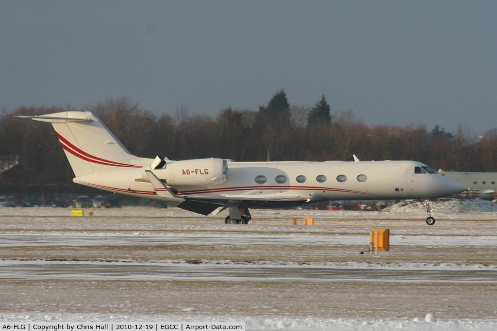 A6-FLG, 2007 Gulfstream Aerospace GIV-X (G450) C/N 4106, Gulfstream GIV-X landing on RW05L
