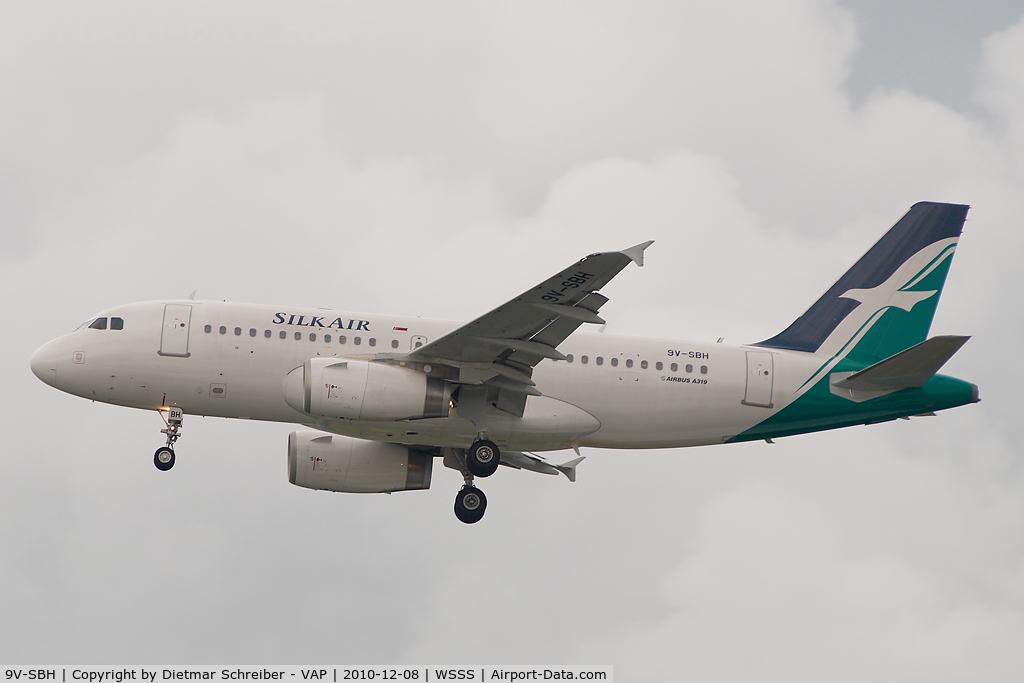 9V-SBH, 2010 Airbus A319-133 C/N 4259, Silkair Airbus 319