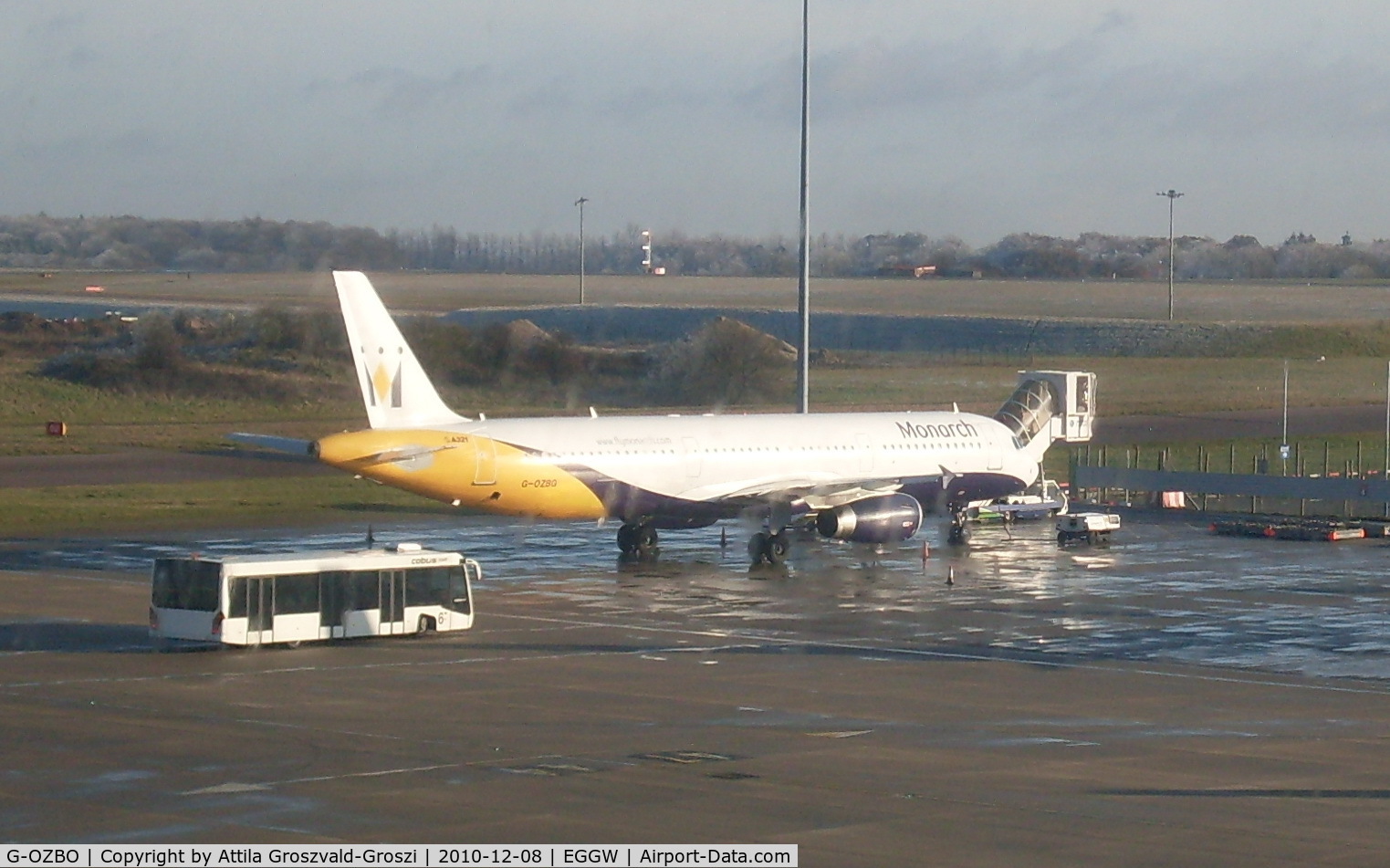 G-OZBO, 2000 Airbus A321-231 C/N 1207, Monarch Airlines Airbus A321-231 London Luton Airport