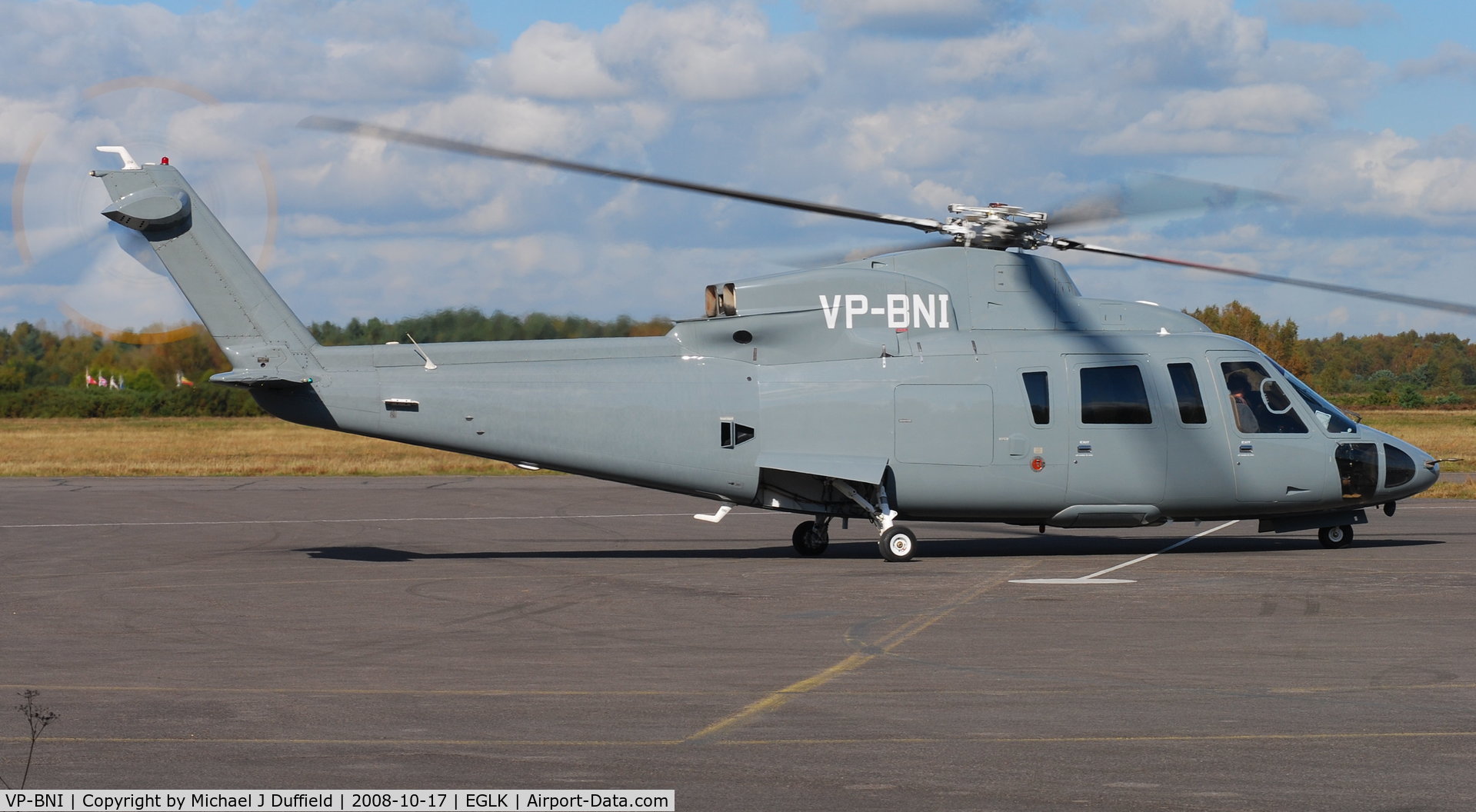 VP-BNI, 2000 Sikorsky S-76C Spirit C/N 760506, S-76 at Blackbushe