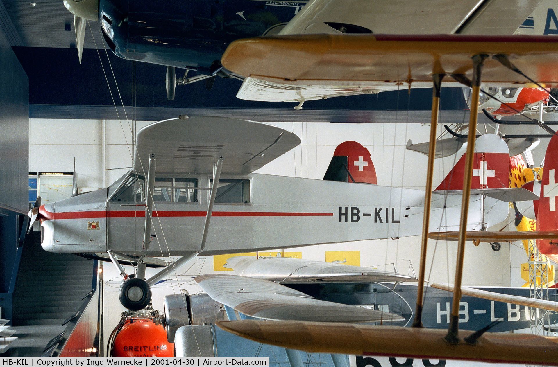 HB-KIL, 1930 Comte AC-4 Gentleman C/N 35, Comte AC-4 Gentleman at the Verkehrshaus der Schweiz, Luzern