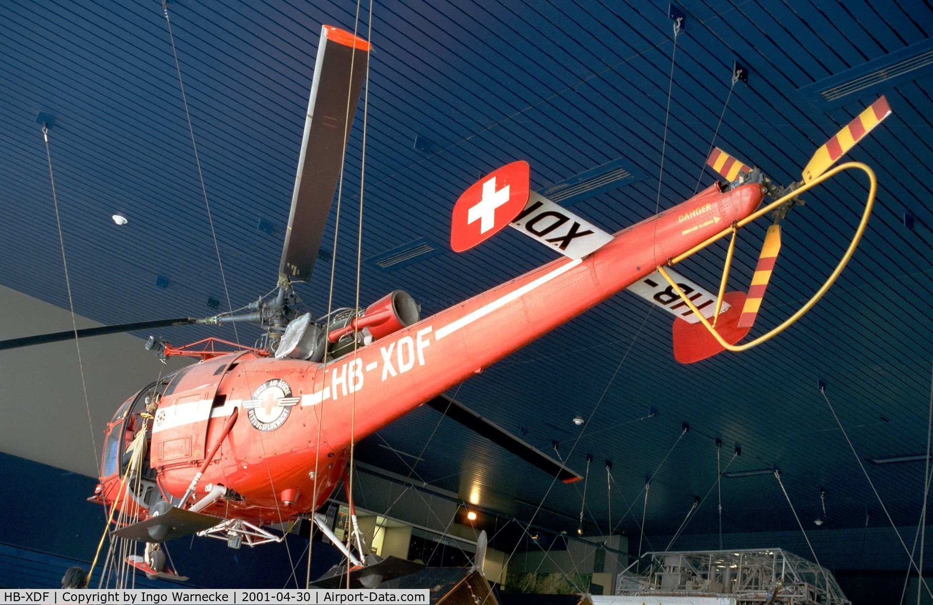 HB-XDF, Sud SE-3160 Alouette III C/N 1216, Sud Aviation SE.3160 Alouette III at the Verkehrshaus der Schweiz, Luzern