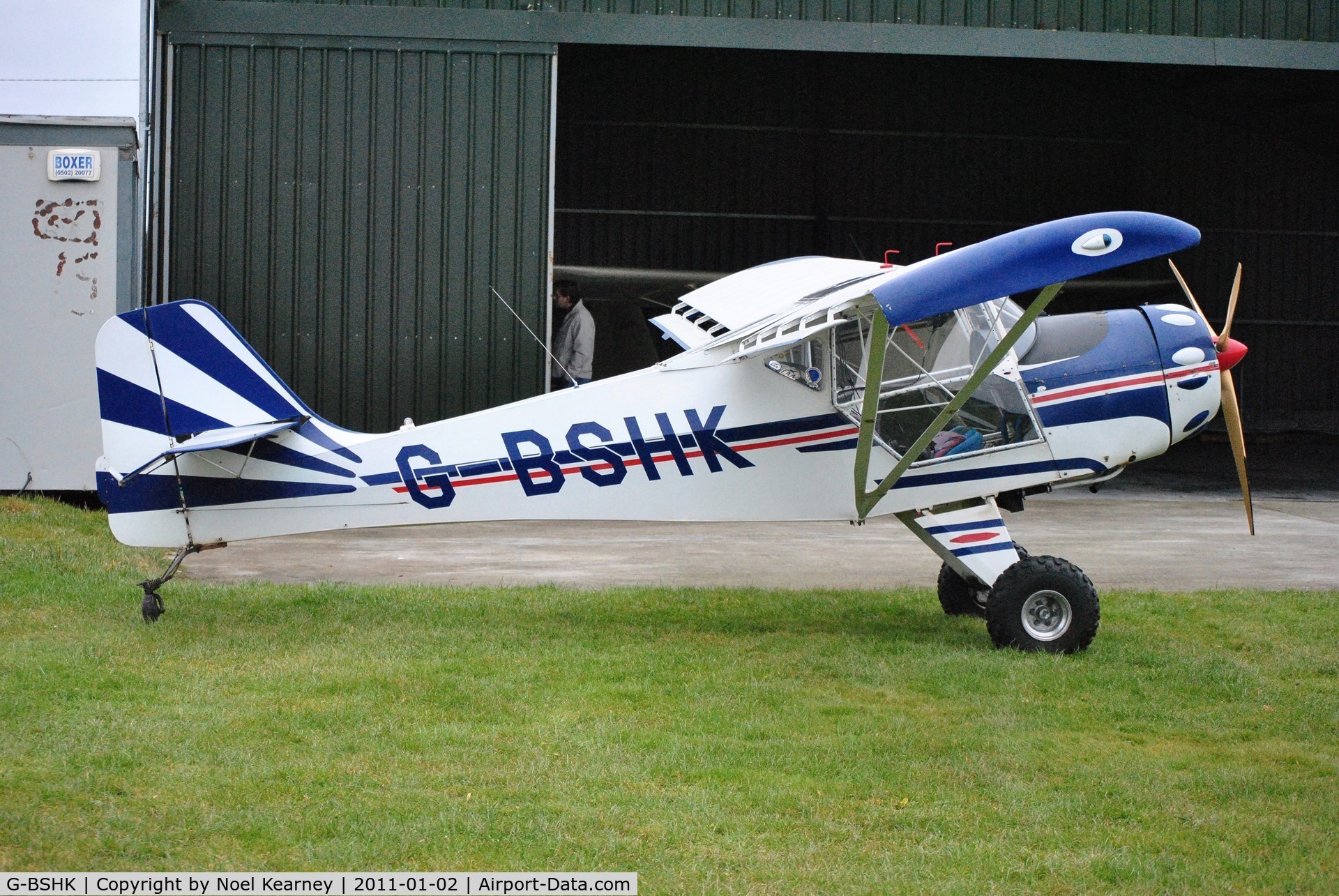 G-BSHK, 1991 Denney Kitfox Mk.2 C/N PFA 172-11752, Photographed at Limetree Airfield at the New Year Fly-in.